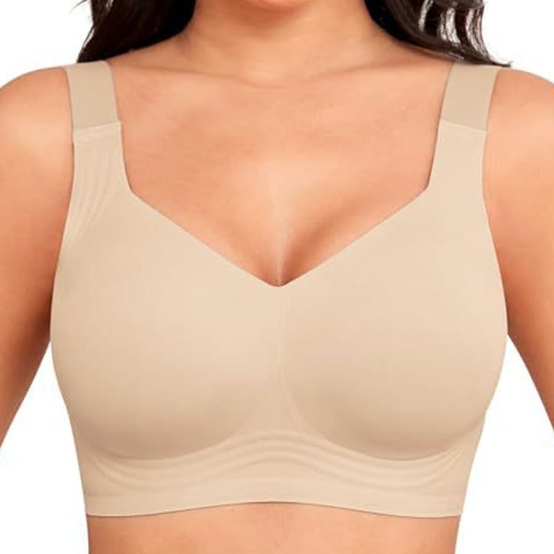 Comfortable Wireless Full Coverage Jelly Smoothing Bra