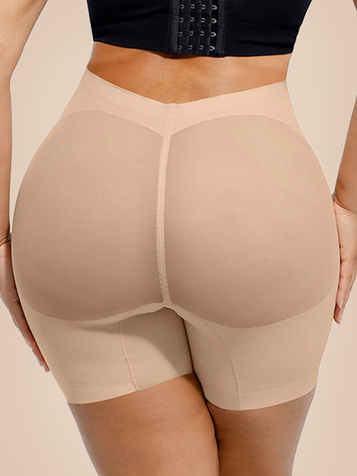 BBEUU High Waisted Seamless Short Shaper