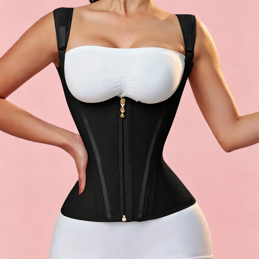 Women's Waist Cincher Tank Top – Firm Tummy Control & U-Shape Push-Up – Postpartum & Daily Sculpt 🌸