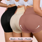BBEUU 3PC High Waist Shapewear Panty with Anti-Slip Silicone Band - Stretchy Breathable & Seamless Tummy Control Butt Lifting for Everyday Confidence Women's Basic Minimalist Multi Colors 3Pcs Leg