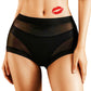 🩷High Waist Panties for Women，3/5 Pcs Lightweight Mesh Cheeky Briefs, Breathable No Show Underwear
