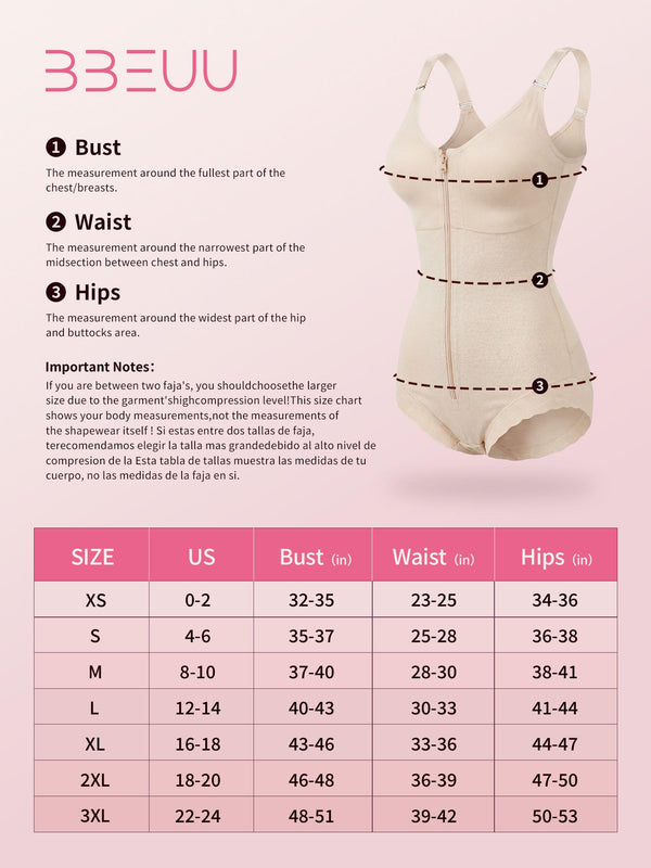 BBEUU Women's Colombian Shapewear Bodysuit – Tummy Control & Butt Lift, Hook-and-Eye Open Crotch Design for Convenience, Lace Trim Splicing, Sexy & Elegant, Postpartum Recovery Shapewear Compression