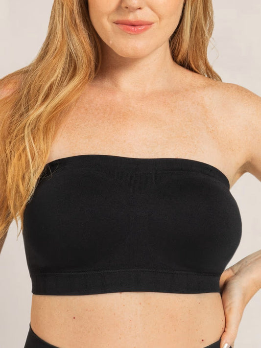 🩷Convertible Strapless Bandeau Bra with Wireless Comfort, Anti-Slip Grip & Removable Straps
