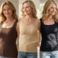 💐 Women’s U-Neck Tank Tops with Built-In Bra