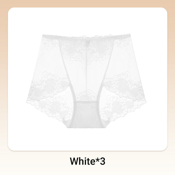 💥Hot Sale 50%OFF😍Women's Hand-Crocheted Lace High-Rise Boxer Briefs