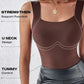 💐 Women's U-Neck Vest with Built-in Bra