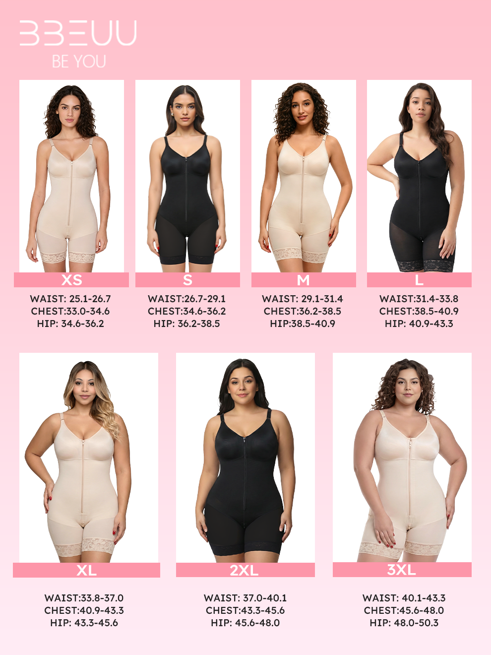 BBEUU Fajas Colombianas Shapewear