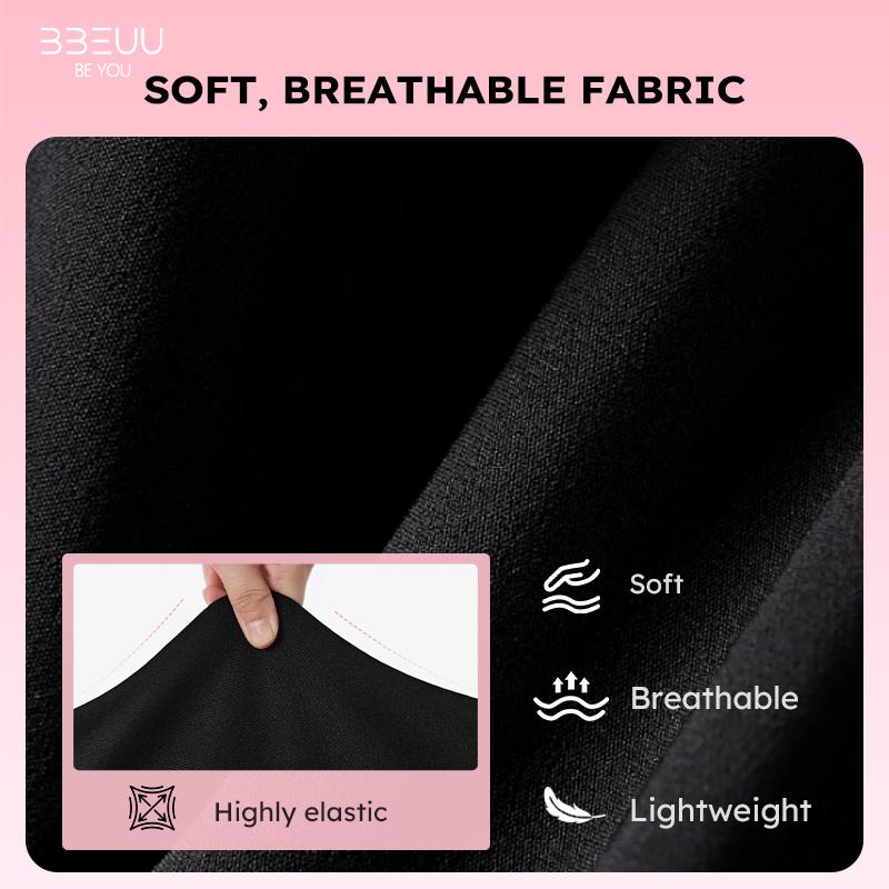 BBEUU Zipper Front Tummy Control Shapewear Bodysuit | Butt Lifting, Breathable Mesh, Adjustable Straps for All-Day Comfort