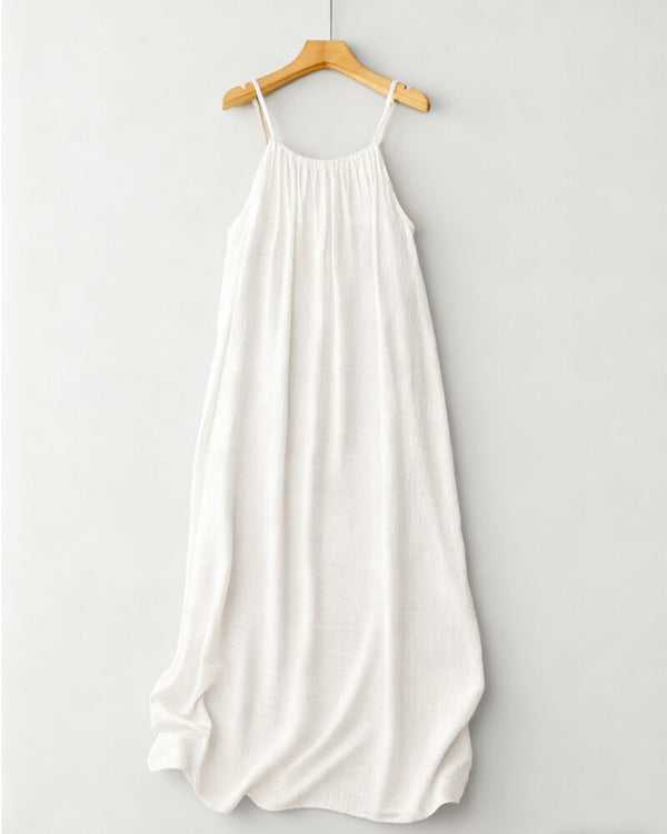 🏖️💕20K+ SOLD!⚡Women's Casual Backless Spaghetti Strap Maxi Dress🌟🌊