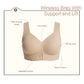 Your Everyday Essential — V-Neck Wirefree Bra with Wide Straps for All-Day Comfort & Support