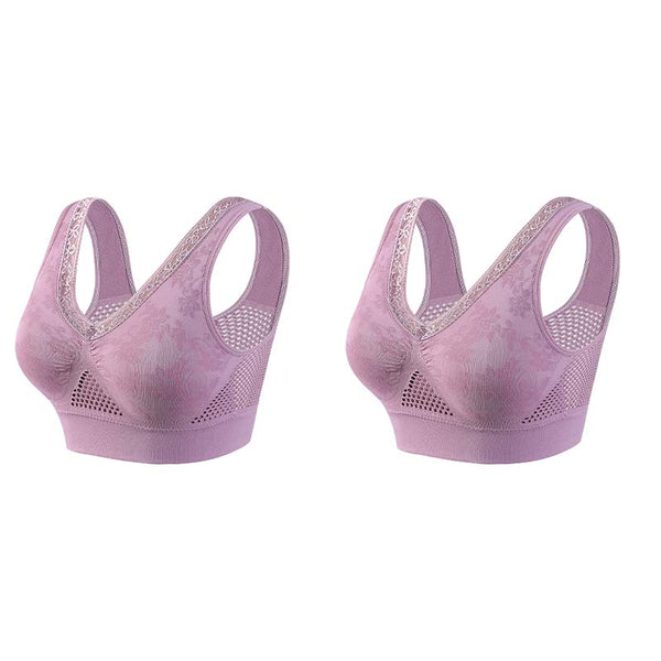【✨1+1 Free - 2 Pcs】Pure Cotton Buttonless Comfy Lifting Bra