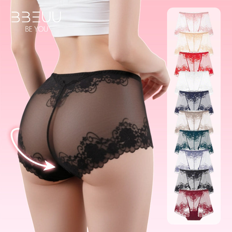 BBEUU 5 PCS Ladies Silk Lace Handmade Panties