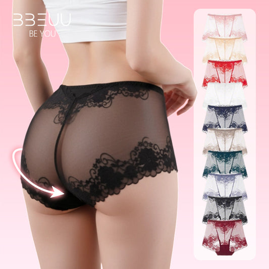 BBEUU 5 PCS Ladies Silk Lace Handmade Panties
