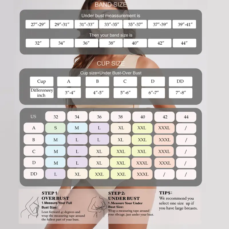 V-Neck Wirefree Bra with Wide Straps