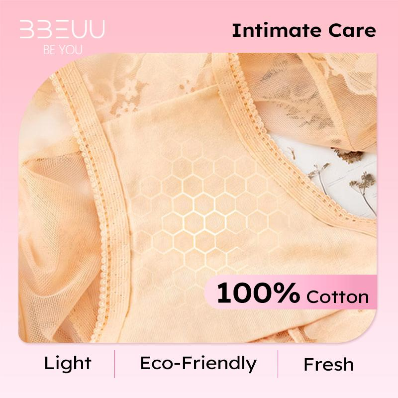 BBEUU 5 PCS Ladies Silk Lace Handmade Panties