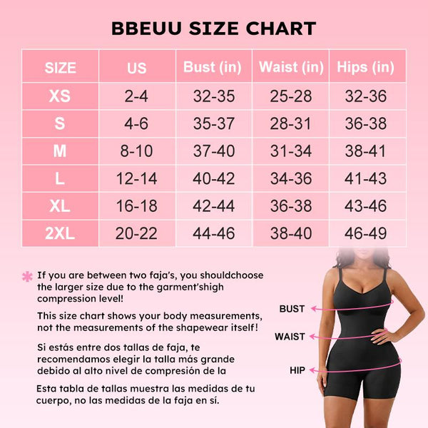 BBEUU Back-Opening Design Shapewear