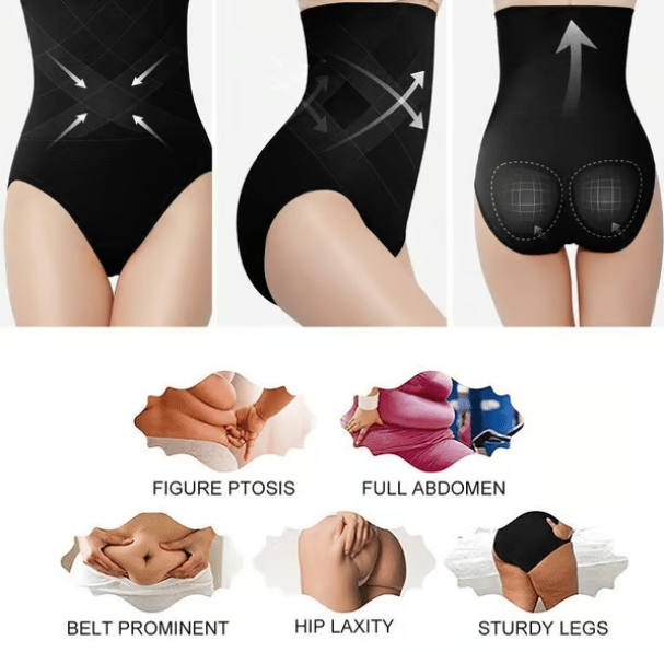 High Waist Tummy Control Shapewear Panties -🥰Achieving Painless Body Shaping!!!