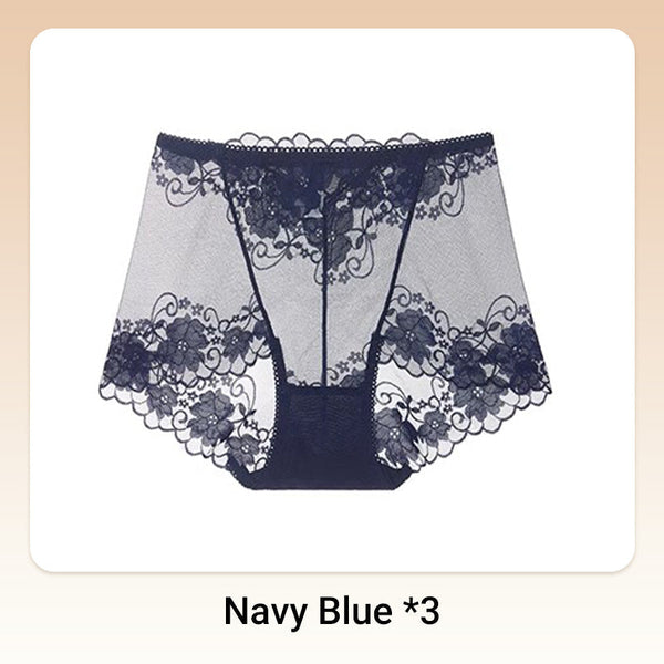 💥Hot Sale 50%OFF😍Women's Hand-Crocheted Lace High-Rise Boxer Briefs