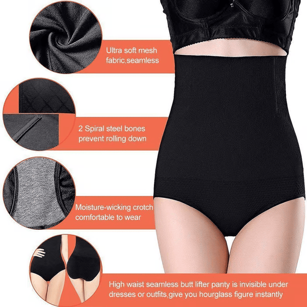 High Waist Tummy Control Shapewear Panties -🥰Achieving Painless Body Shaping!!!