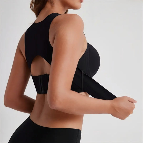 Your Everyday Essential — V-Neck Wirefree Bra with Wide Straps for All-Day Comfort & Support