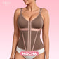 BBEUU Women's Firm Shaping Waist Cincher Vest – Instantly Creates Hourglass Silhouette, Adjustable Padded Straps for Extra Support, Breathable & Comfortable, Double-Layer Bust with No Padding, All-Day Sport Shapewear