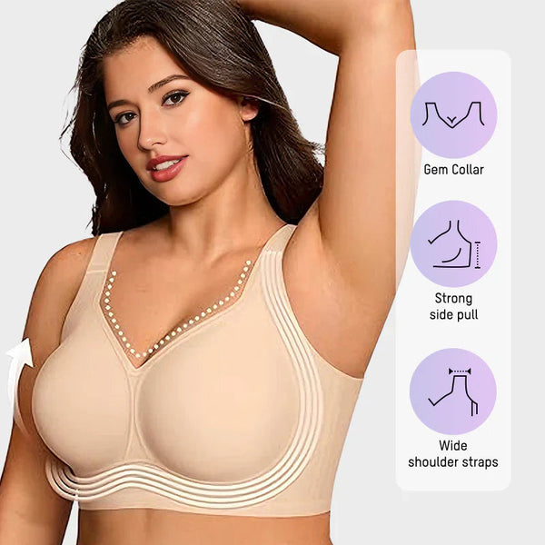 Comfortable Wireless Full Coverage Jelly Smoothing Bra