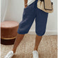 Women's Casual Cotton Linen Capris