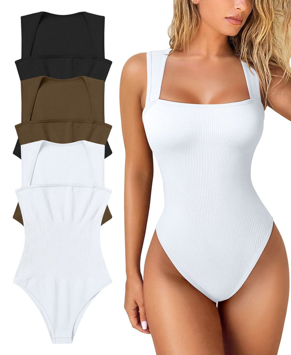 🏆LAST DAY SALE 50% OFF🔥-🎉Sleeveless Tummy Control Tank Tops Bodysuits