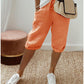 Women's Casual Cotton Linen Capris