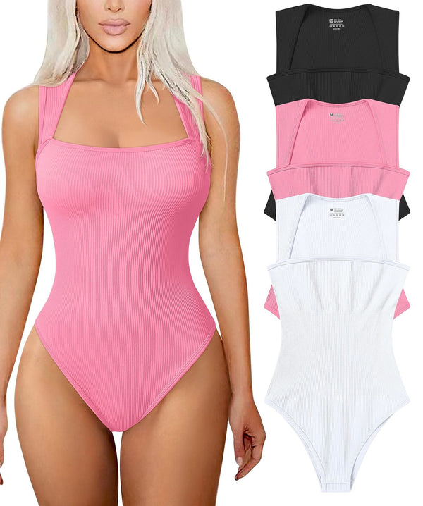 🏆LAST DAY SALE 50% OFF🔥-🎉Sleeveless Tummy Control Tank Tops Bodysuits