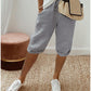 Women's Casual Cotton Linen Capris