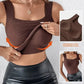 💐 Women's U-Neck Vest with Built-in Bra