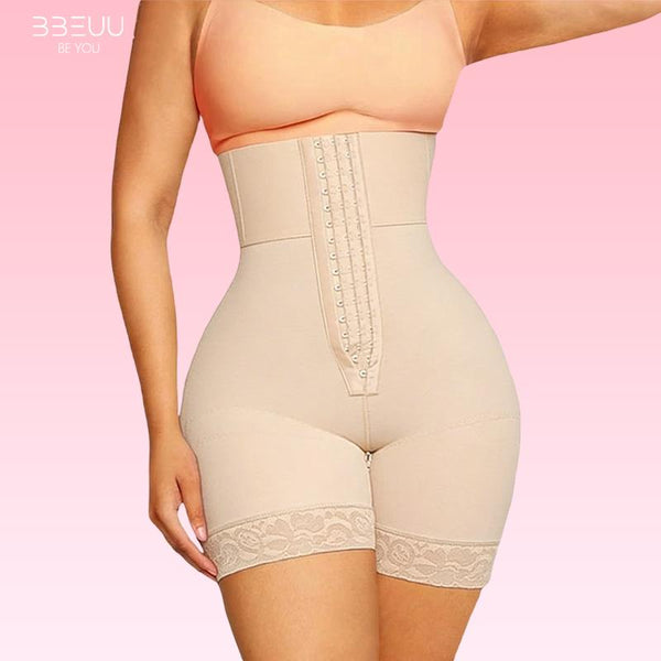BBEUU S-3XL Women's BBL High Waist Girdle Shorts - Tummy Control Fajas for Flat Belly & Butt Lift - Must-Have Compression Shapewear - Comfortable, Elegant & Chic Style Womenswear body shapewear