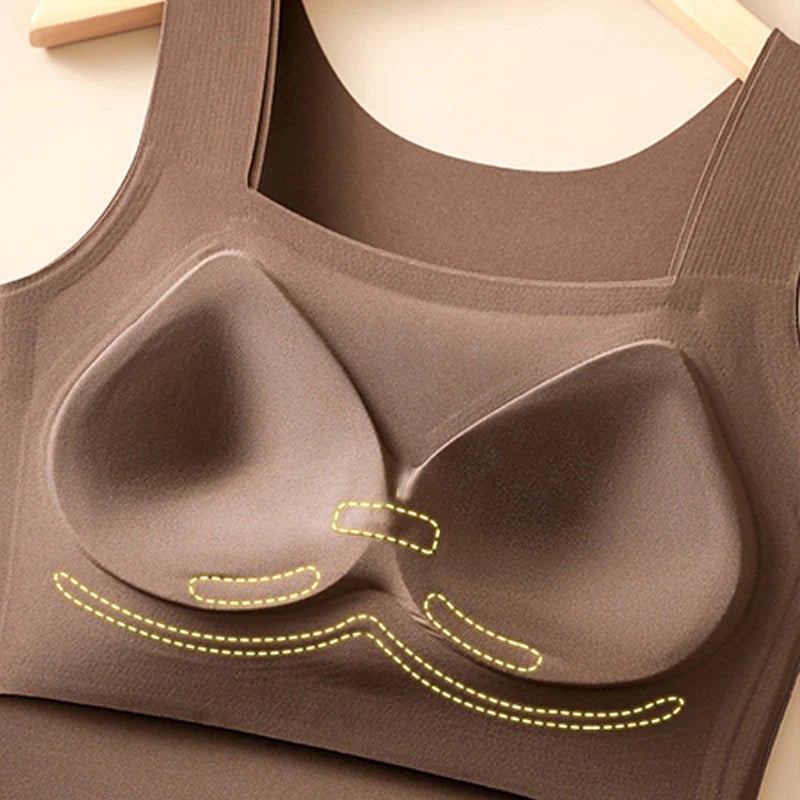 💐 Women's U-Neck Vest with Built-in Bra