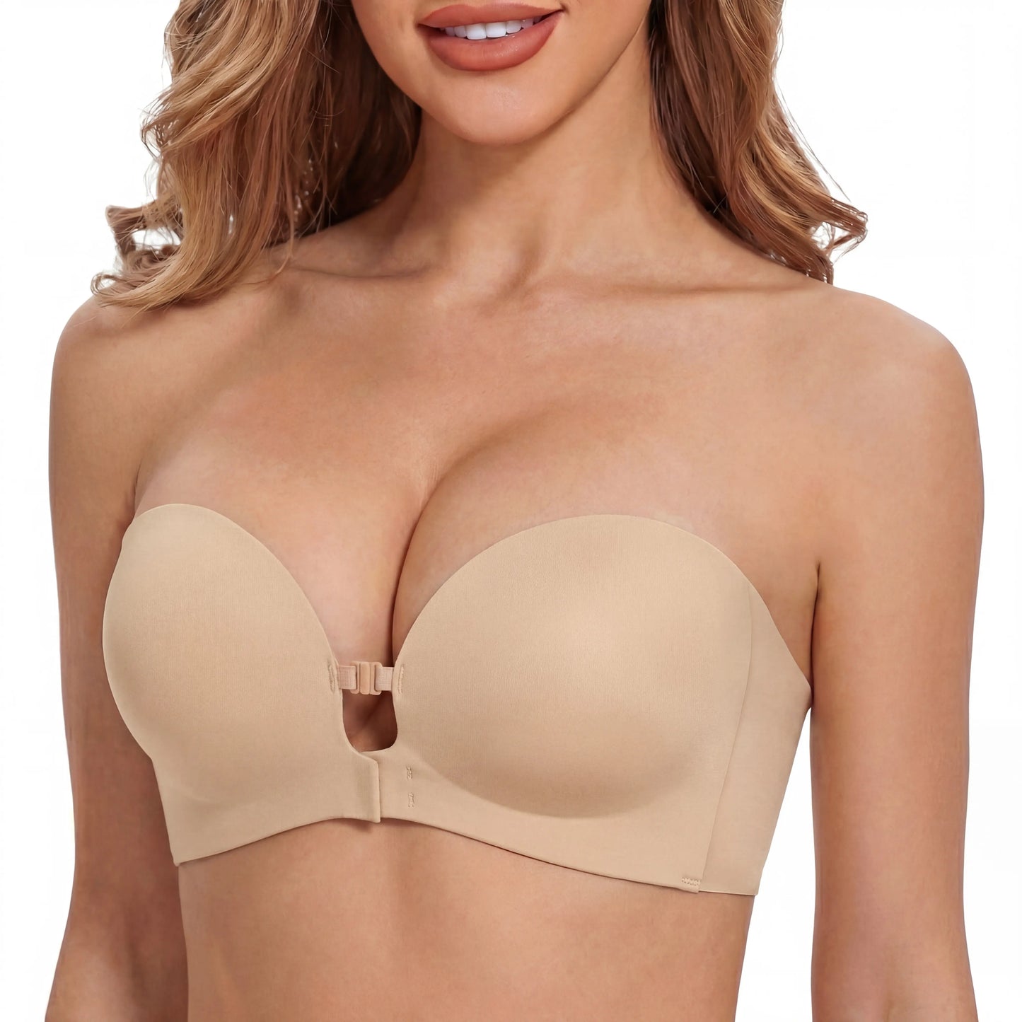 ☀️HOT SALE 50% OFF💜Seamless Front Closure Bra With Adjustable Straps👙