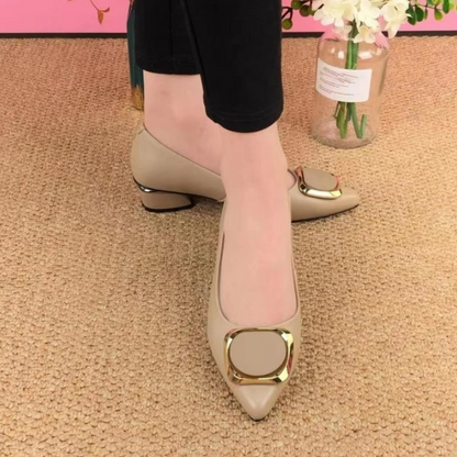 Women's Low Heel Shallow Pointed Toe Shoes