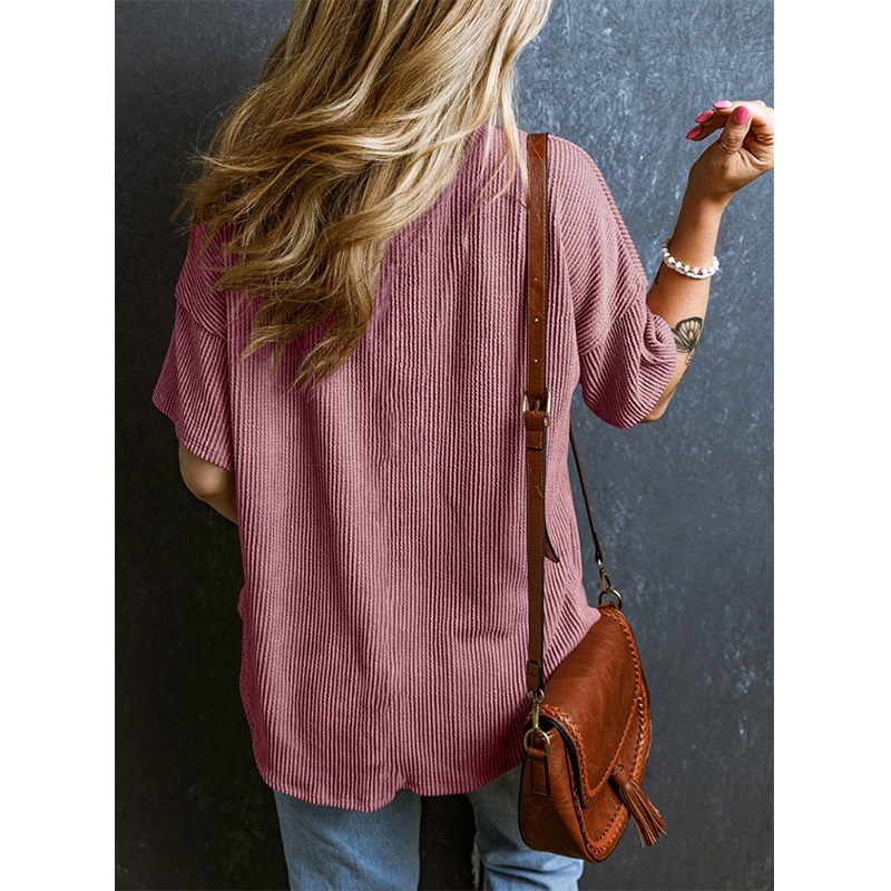 🔥 Summer retro just needs! Corduroy V-neck sleeveless top|with a textured feel ✨