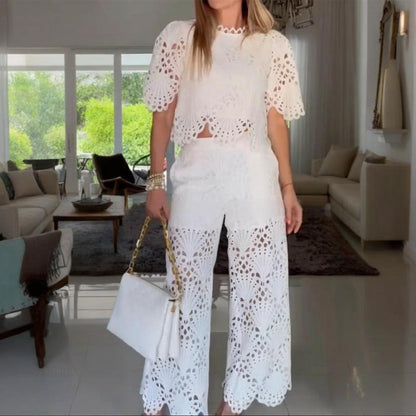 🌸Layered three-dimensional lace + high-waisted shorts! Look tall and thin💖