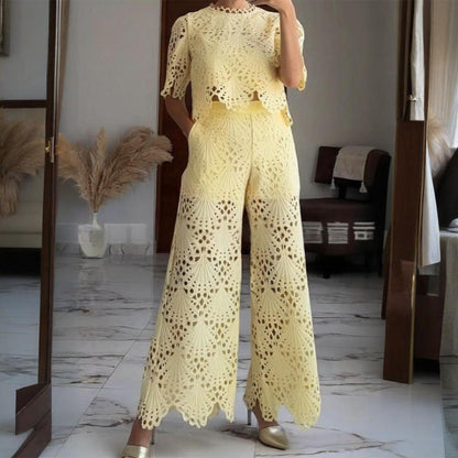 🌸Layered three-dimensional lace + high-waisted shorts! Look tall and thin💖