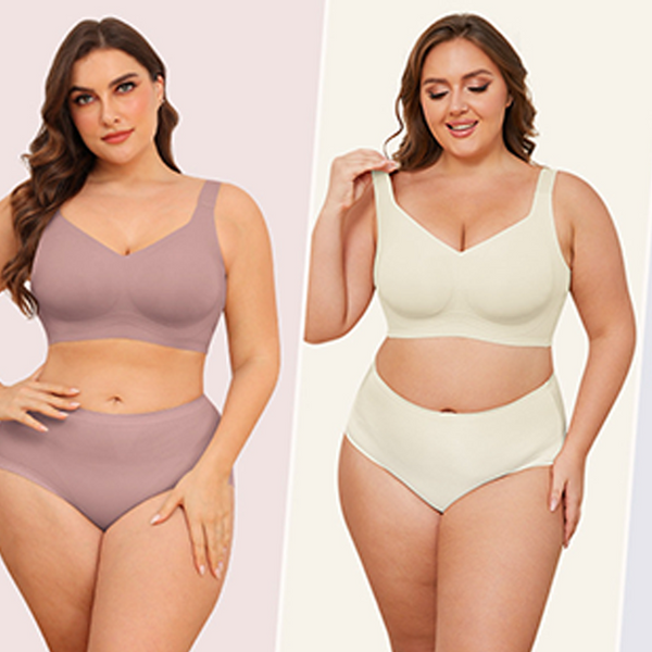 Comfortable Wireless Full Coverage Jelly Smoothing Bra
