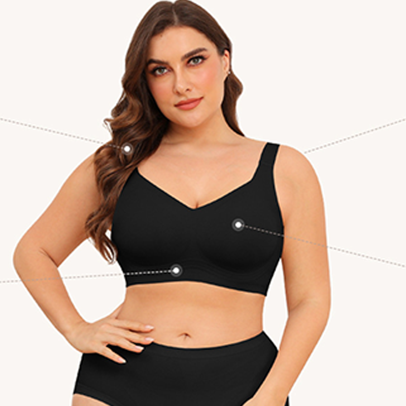 Comfortable Wireless Full Coverage Jelly Smoothing Bra