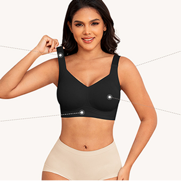 Comfortable Wireless Full Coverage Jelly Smoothing Bra