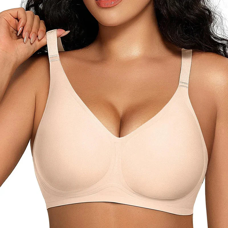 ⏳LAST DAY SALE 50%!!⚡50K+ SOLD!💖COMFORTABLE WIRELESS FULL COVERAGE JELLY SMOOTHING BRA