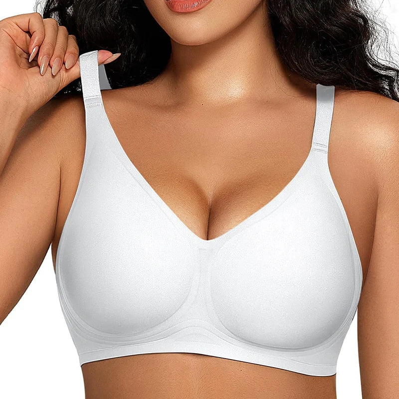 ⏳LAST DAY SALE 50%!!⚡50K+ SOLD!💖COMFORTABLE WIRELESS FULL COVERAGE JELLY SMOOTHING BRA