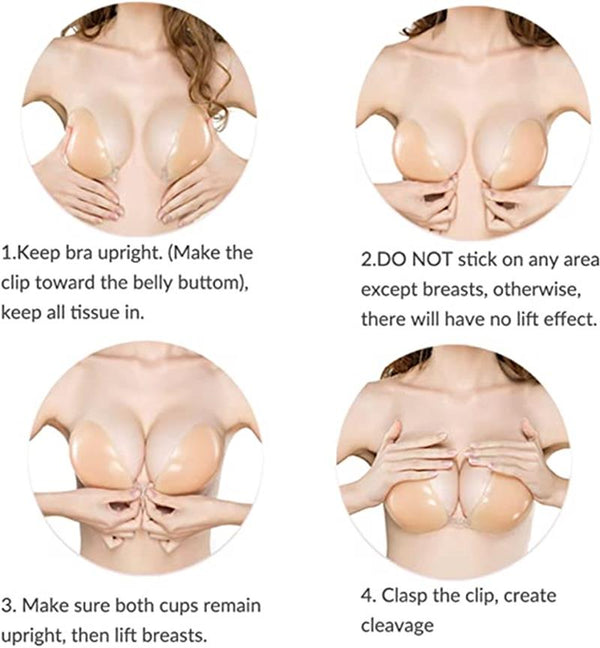 💗LAST DAY - BUY 1 GET 1 FREE💗Adhesive invisible gathering bras（Choice of 87% of customers）