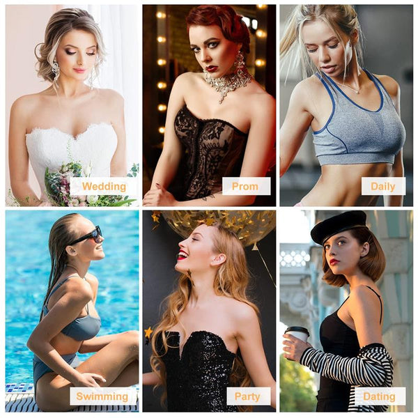 💗LAST DAY - BUY 1 GET 1 FREE💗Adhesive invisible gathering bras（Choice of 87% of customers）