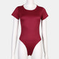 Women's Solid Color Tight Jumpsuit
