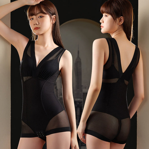 Women's Mesh Tummy Control Shapewear Bodysuit
