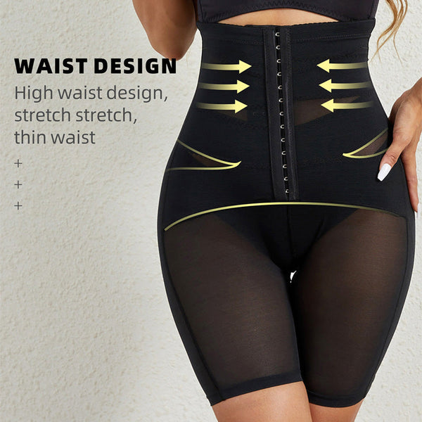 Reinforced Button-Up Shapewear Pants