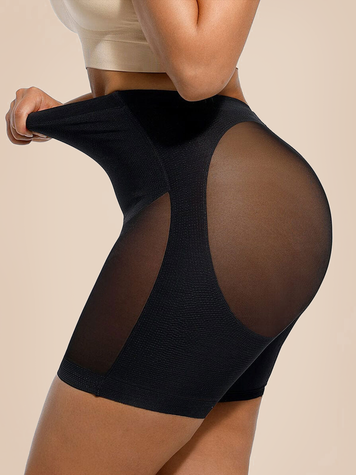BBEUU High Waisted Seamless Short Shaper